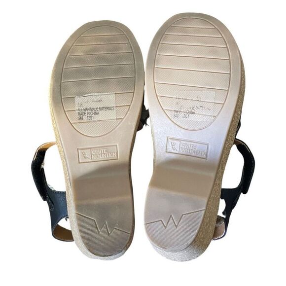 WHITE MOUNTAIN Conquer Women's Platform Sandal,  Adjustable strap, Size 5 - Picture 8 of 10